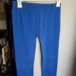 Blue leggings
